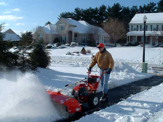 Power Sweeper snow clearing