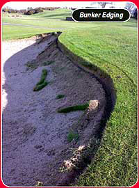 golf bunker edging