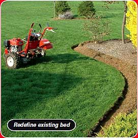 power edger to redefine existing bed