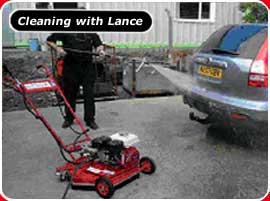 pressure cleaning using lance small pic
